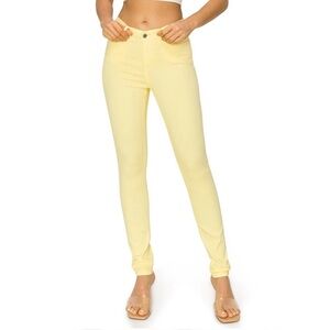 JOE’S JEANS | High-rise skinny ankle (yellow)